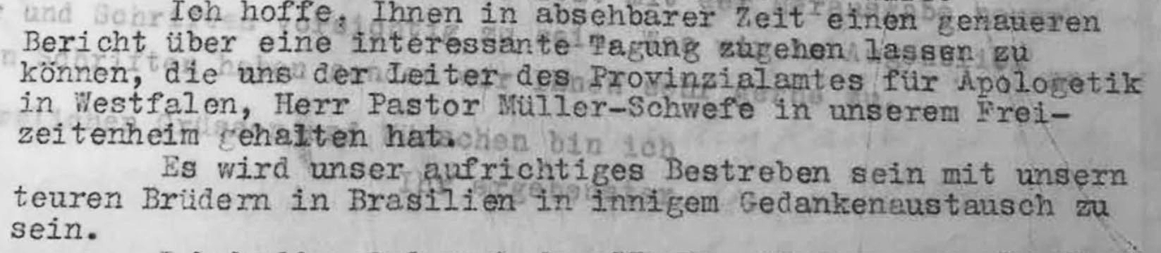 Bericht über Tagung Mueller-Schwefe in Neuendettelsau