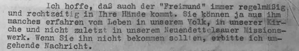 Brief von Eppelein an Georg Weger